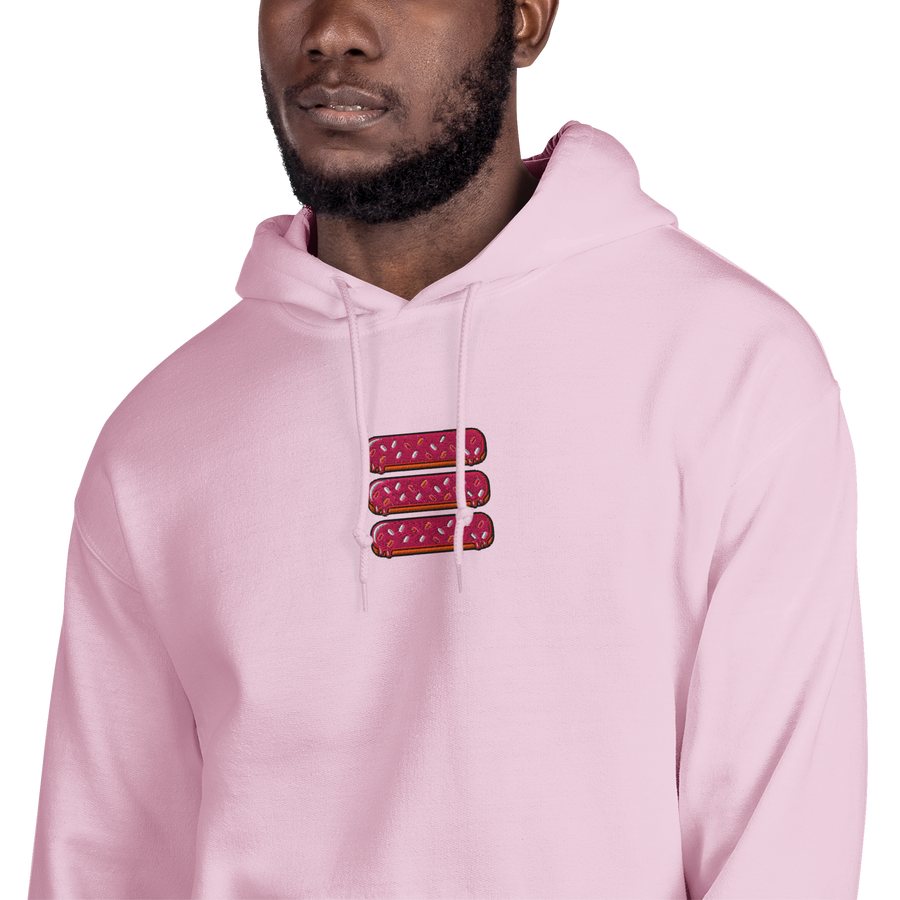 3 Lines Embroidered Hoodie